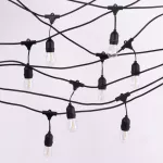 Girlanda Ogrodowa LED 10m+10xG45 E27 1W 2700K czar