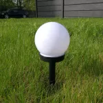Solarny Słupek Ogrodowy LED SSO-5 okrągły klosz