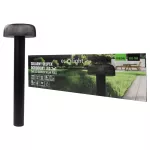 Solarny Słupek Ogrodowy 2w1 LED SSO-7BD czarny klosz