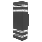 Oprawa elewacyjna OE-1S 2XGU10 IP54 ANTRACYT