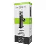Słupek ogrodowy SO-40P 1xGU10 PIR IP44 CZARNY