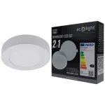 Downlight 12W okrągły CCT 2w1 biały