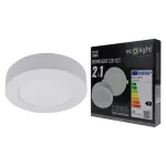 Downlight 24W okrągły CCT 2w1 biały