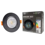 Downlight LED 3W/5W/7W CCT czarny okrąg