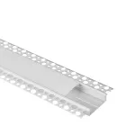 Profil GPSS02 podtynkowy super szeroki anodowany 2m + klosz mleczny