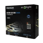 ZESTAW Taśma LED COB 320 24V 7W/m 6000K IP20 /5m/