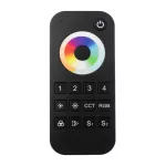 Pilot RT10 do sterowników RGB+CCT 4-strefowy dotykowy czarny
