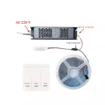 Sterownik LED IC Digital MONO DS-2 RF/Bluetooth, 3 przyciski, 6A DC5-24V, 5V<30W 12V<72W 24V<144W
