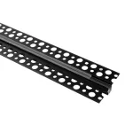 Profil GPW01 podtynkowy czarny + klosz transp 1m
