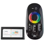 Sterownik RGBW dotykowy 24A 288W RF CZARNY