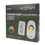 Sterownik RGBW dotykowy 24A 288W RF BIAŁY