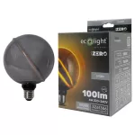 SERIA ZERO 4W 100lm E27 G130 Smoke ST-G130SRS