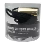 SERIA ZERO Oprawa sufitowa wisząca 2m E27 OSW-2 Złoto błysk