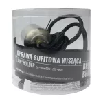 SERIA ZERO Oprawa sufitowa wisząca 2m E27 OSW-2 Mosiądz