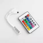 Sterownik LED RGB 24 przyciski IR 72W