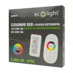Sterownik RGB dotykowy 18A 216W RF BIAŁY