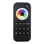 Pilot RT5 RF do sterowników RGB+CCT dotykowy czarny