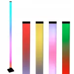 Stojąca lampa RGB muzyczna TUYA czarna