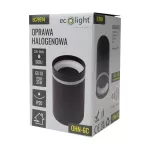 Oprawa Halogenowa OHN-6C N/T OKRĄG IP20 CZARNA