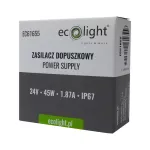 Zasilacz do puszki fi60 1,87A 45W 24V IP67 50x22