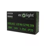 Zasilacz na szynę DIN PREMIUM 3M 24V 30W