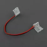 Złączka LED MONO 8mm dwustronna z przewodem