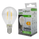 Żarówka LED FILAMENT GOLF BALL E14 2W 2700K 240lm