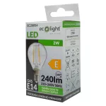 Żarówka LED FILAMENT GOLF BALL E14 2W 2700K 240lm
