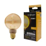 SERIA ZERO 4W 200lm E27 G80 Amber