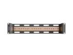 SZYNA MONTAŻOWA DIN TS-35 2U 19" CZARNA LANBERG