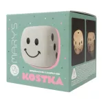 MARY'S lampka nocna LED kostka biała