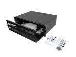 PRZEŁĄCZNICA ŚWIATŁOWODOWA LANBERG 48XSC DUPLEX / 48XLC QUAD RACK 19" 3U CZARNA + AKCESORIA 