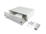 PRZEŁĄCZNICA ŚWIATŁOWODOWA LANBERG 48XSC DUPLEX / 48XLC QUAD RACK 19" 3U SZARA + AKCESORIA 