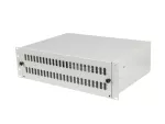 PRZEŁĄCZNICA ŚWIATŁOWODOWA LANBERG 48XSC DUPLEX / 48XLC QUAD RACK 19" 3U SZARA + AKCESORIA 