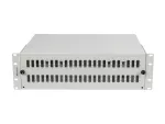 PRZEŁĄCZNICA ŚWIATŁOWODOWA LANBERG 48XSC DUPLEX / 48XLC QUAD RACK 19" 3U SZARA + AKCESORIA 