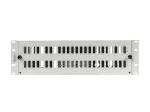 PRZEŁĄCZNICA ŚWIATŁOWODOWA LANBERG 48XSC DUPLEX / 48XLC QUAD RACK 19" 3U SZARA + AKCESORIA 