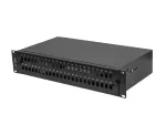 PRZEŁĄCZNICA ŚWIATŁOWODOWA LANBERG 48XSC SIMPLEX / 48XLC DUPLEX RACK 19" 2U CZARNA + AKCESORIA