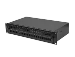 PRZEŁĄCZNICA ŚWIATŁOWODOWA LANBERG 48XSC SIMPLEX / 48XLC DUPLEX RACK 19" 2U CZARNA + AKCESORIA