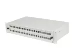 PRZEŁĄCZNICA ŚWIATŁOWODOWA LANBERG 48XSC SIMPLEX / 48XLC DUPLEX RACK 19" 2U SZARA + AKCESORIA 
