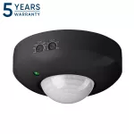 Czujnik ruchu PIR 360°, 1200 W, czarny