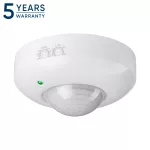 Czujnik ruchu PIR 360°, 1200 W, biały