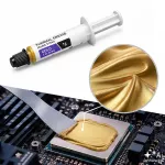 Qoltec Profesjonalna pasta termoprzewodząca 3.05 W/m-K | 1g | Złota