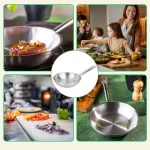 KINGHOFF PATELNIA GASTRONOMICZNA STAL NIERDZEWNA 20cm 21CT
