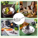 KINGHOFF PATELNIA GASTRONOMICZNA STAL NIERDZEWNA 24cm 21CT