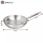 KINGHOFF PATELNIA GASTRONOMICZNA STAL NIERDZEWNA 24cm 21CT