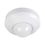 Czujnik ruchu 3xPIR SENTO-O-WT-W IP44/20 kąt detekcji H360 zasięg max 20m kolor biały