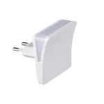 Lampka wtykowa LED HOFI LED WW W 0,28W barwa ciepłobiała3000K biały z czujnikiem zmierzchu