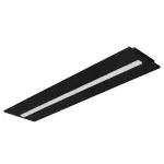 Oprawa biurowa KIENO LED KND-S6D-NW-B-P3 1195mm 19W 2750lm 4000K IP20 klosz soczewka DALI podtynkowa kolor czarny