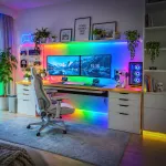 ZESTAW PASEK NEON FLEX 5V 30LED 1W/m RGB digital pixel chasing IP54 2LATA 5m roll