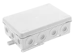 E14 puszka natynkowa 125x85x43 14 membran IP 55 - kolor szary